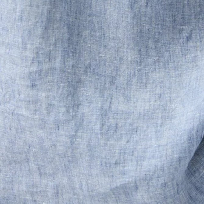 Victoria Blouse in Provence Blue Sahara Linen