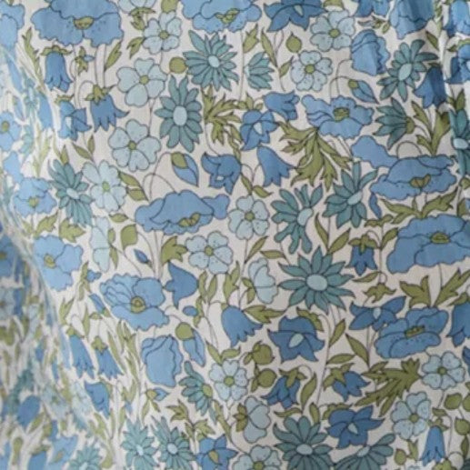 Scout Shirt in Blue/Multi Poppy And Daisy Liberty Fabric