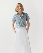 Load image into Gallery viewer, Scout Shirt in Blue/Multi Poppy And Daisy Liberty Fabric
