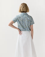 Load image into Gallery viewer, Scout Shirt in Blue/Multi Poppy And Daisy Liberty Fabric
