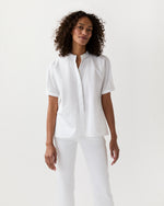 Load image into Gallery viewer, Perry Shirt in White Poplin
