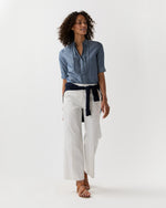Load image into Gallery viewer, Madison Shirt in Light Wash Cotolino Chambray
