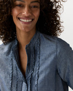 Load image into Gallery viewer, Madison Shirt in Light Wash Cotolino Chambray
