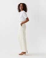 Load image into Gallery viewer, Billie Pant in Ivory Stretch Linen Twill
