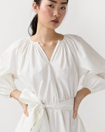 Load image into Gallery viewer, Genevieve Dress in Off-White Paperweight Stretch Poplin
