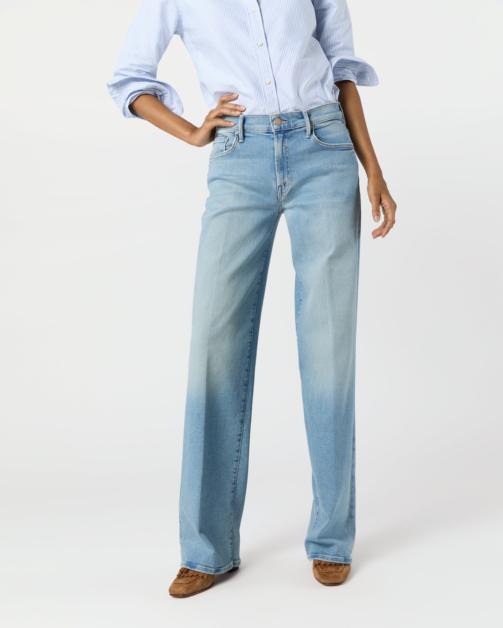 The Mid Rise Maven Sneak Jean in Blowing In The Wind | Shop Ann