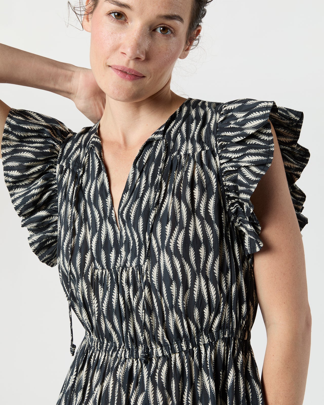 line and dot kairi dress Kairi Dress in Graphite