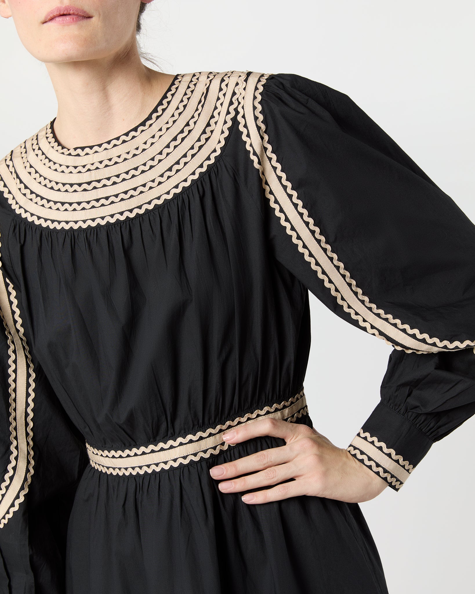 Ulla Johnson Noir Fiora Mini Dress Noir / 6 Ulla Johnson Noir Fiora Mini Dress Noir / 6