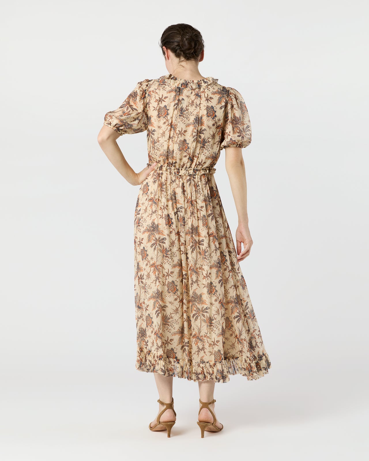 Rosamunde Dress in Cameo