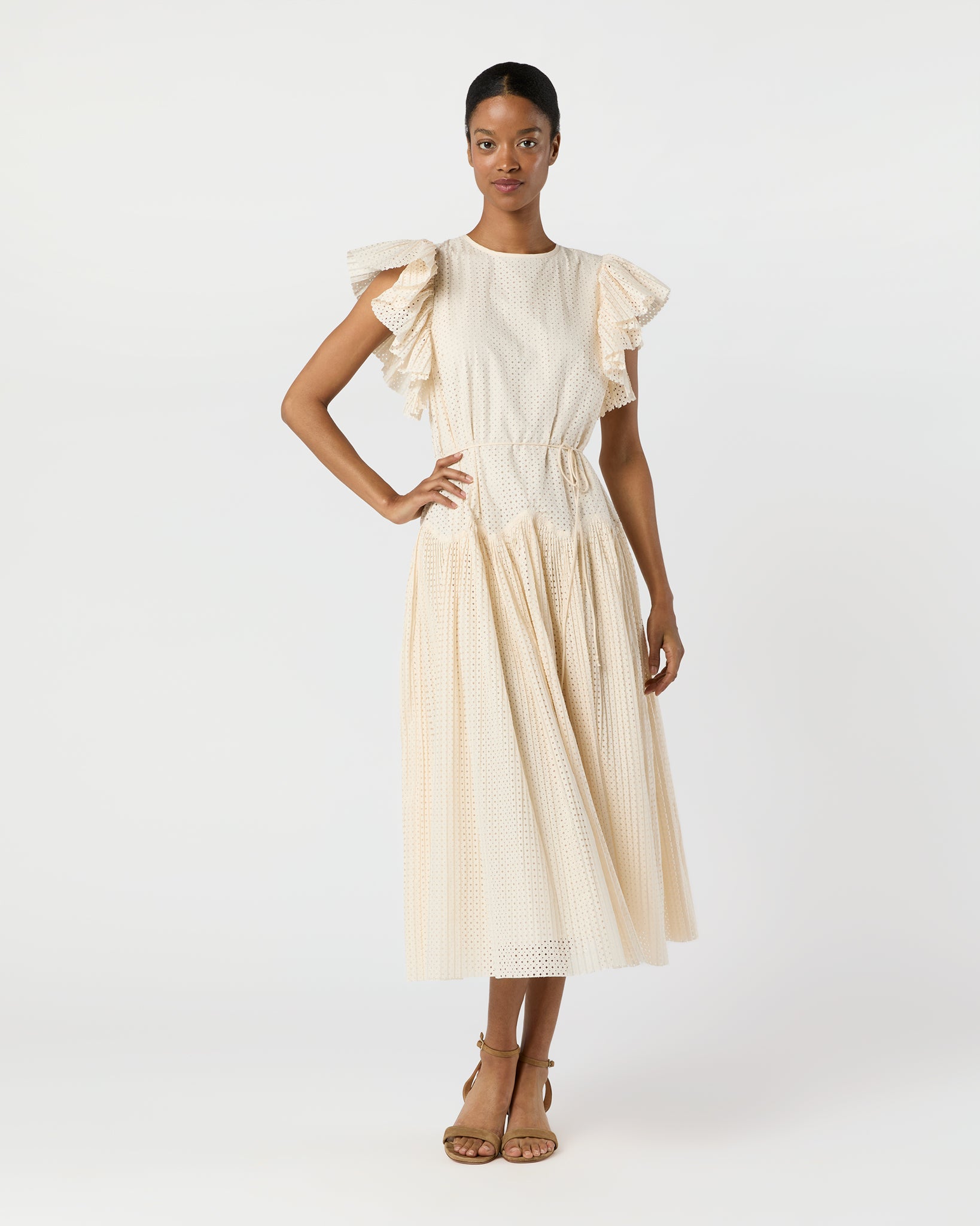 Sylvaine Dress in Cowrie | Shop Ann Mashburn