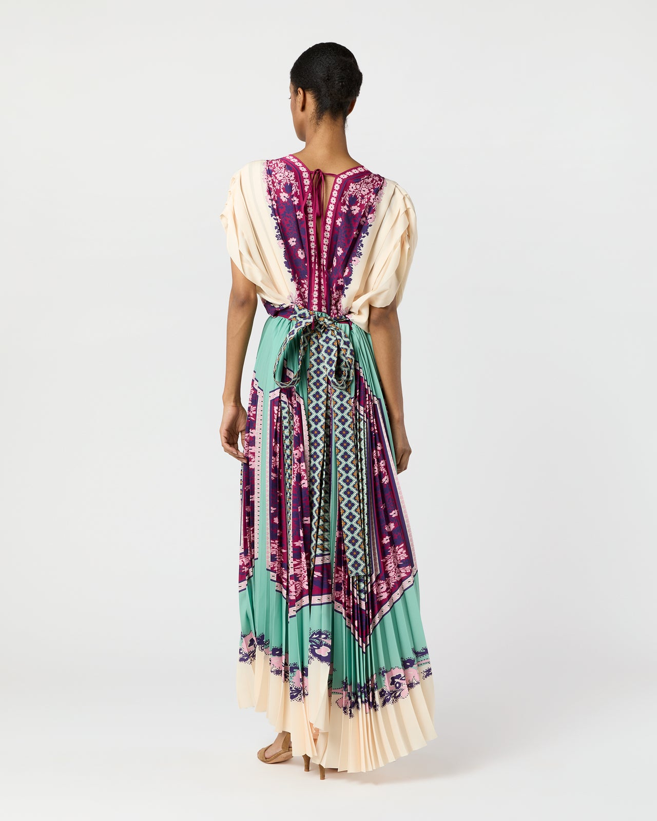 Accordion Dress in Regalia