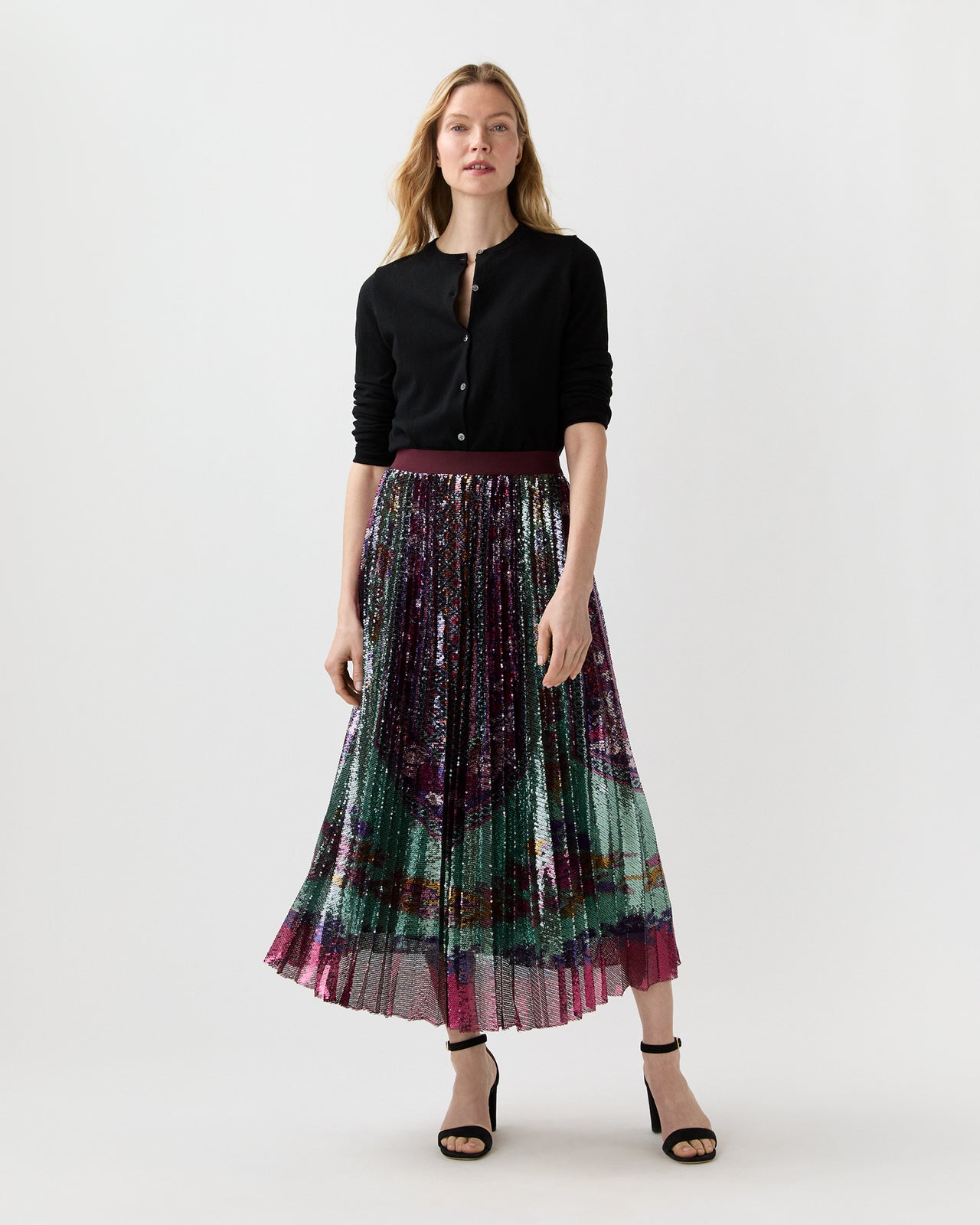 Accordion Skirt in Regalia