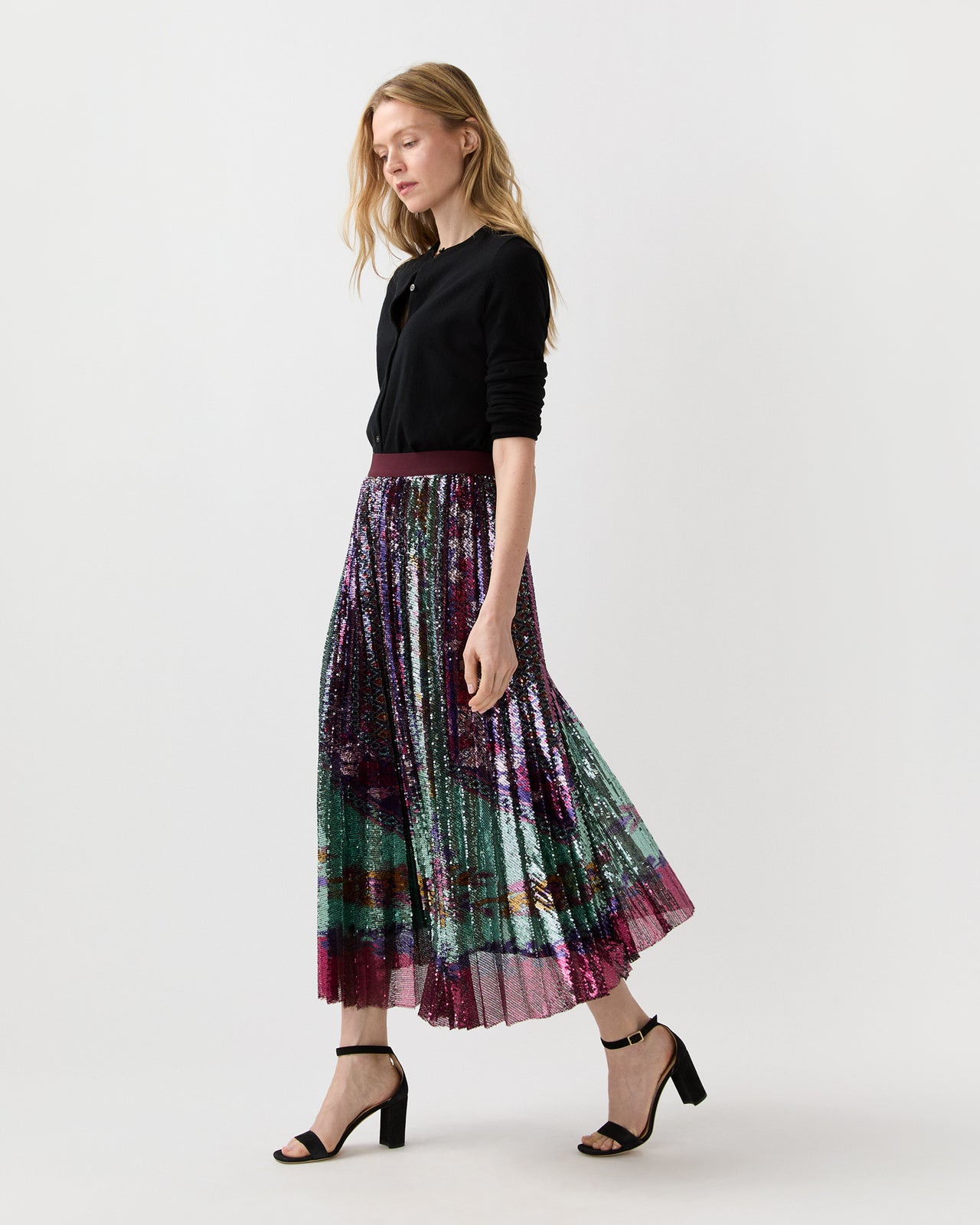 Accordion Skirt in Regalia