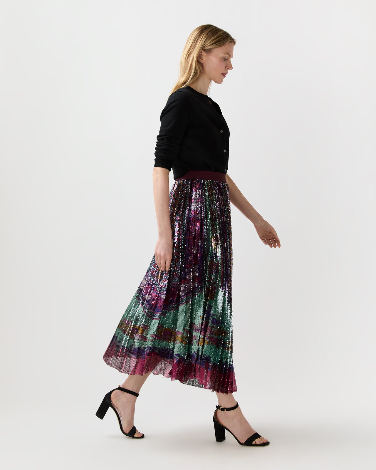 Accordion Skirt in Regalia
