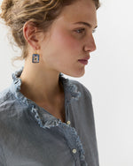 Load image into Gallery viewer, Tile Earrings in Glacier

