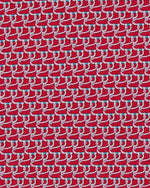 Load image into Gallery viewer, Silk Print Tie in Red Gancini Loop
