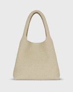 Load image into Gallery viewer, Mercato Handwoven Tote in Beige Coated Cotton
