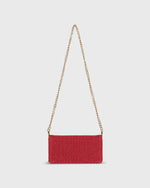 Load image into Gallery viewer, Patricia Clutch in Red Straw
