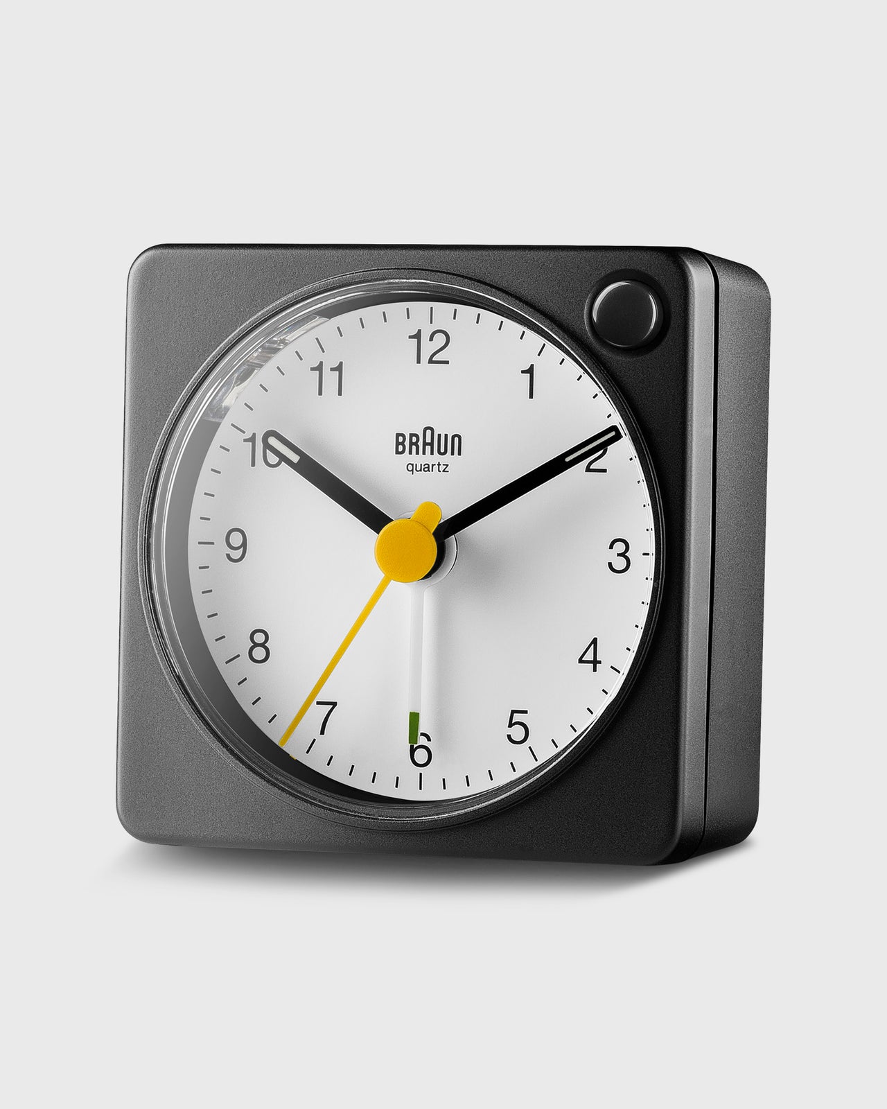 Travel Alarm Clock in Black & White