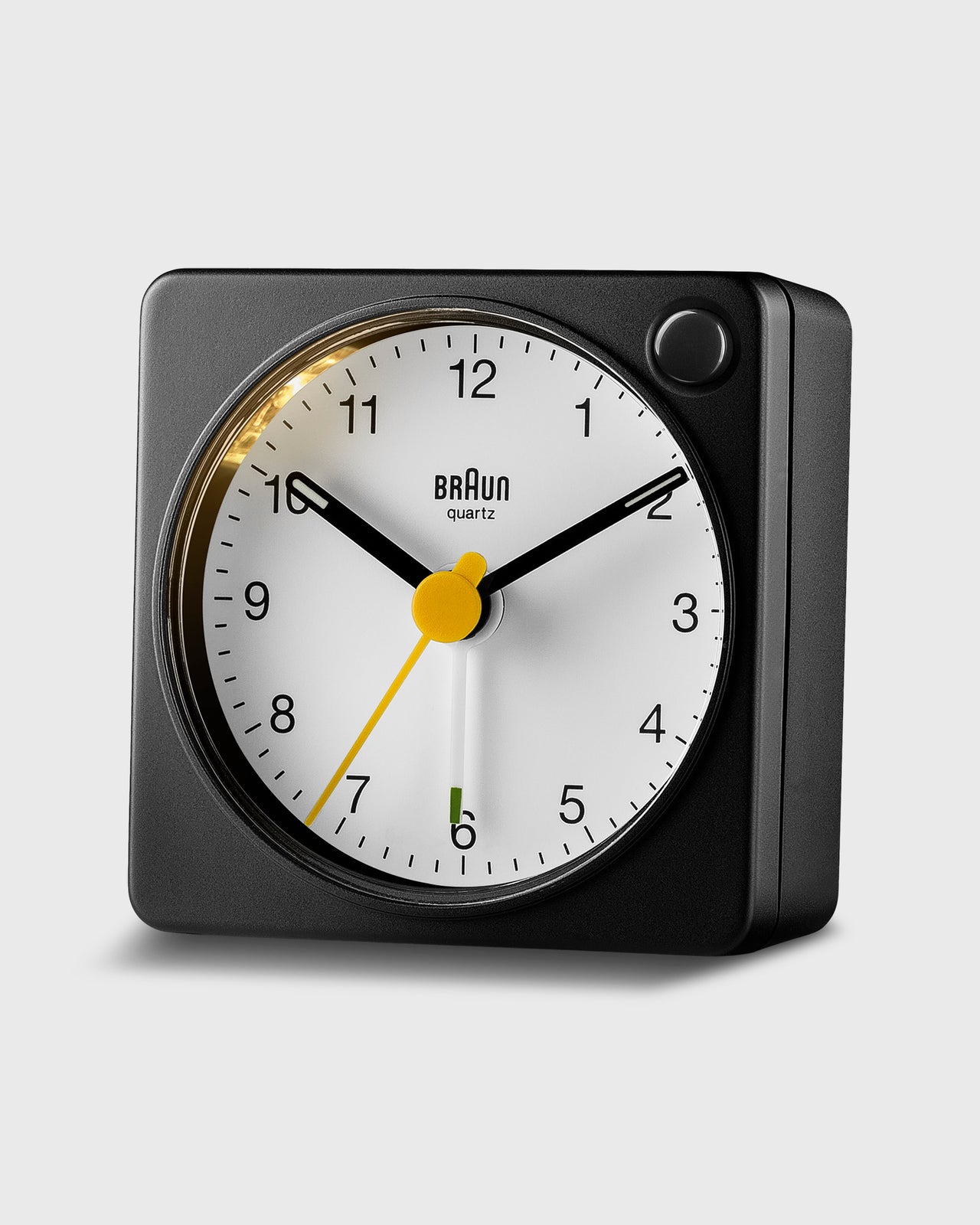 Travel Alarm Clock in Black & White