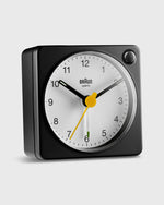 Load image into Gallery viewer, Travel Alarm Clock in Black &amp; White
