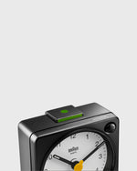 Load image into Gallery viewer, Travel Alarm Clock in Black &amp; White
