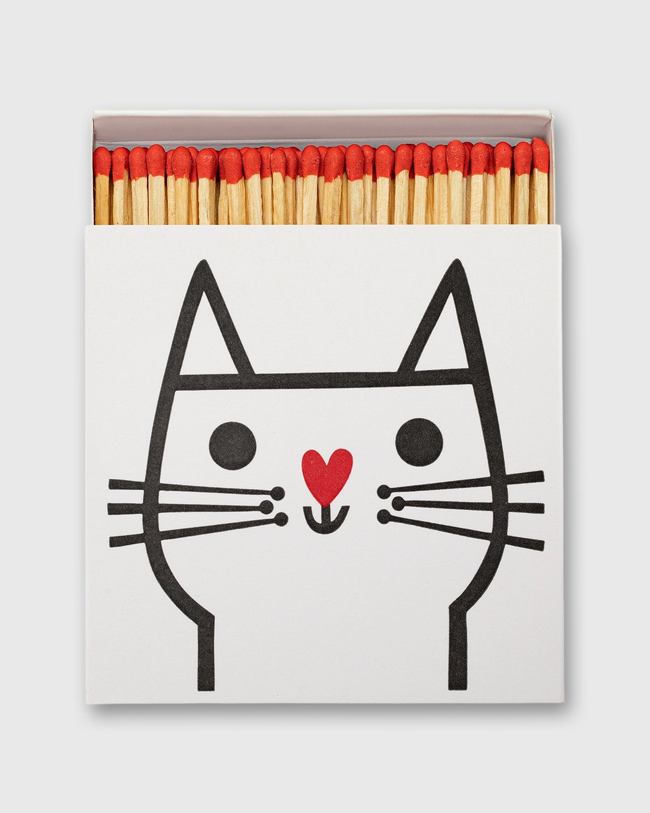 Square Match Box in Cat