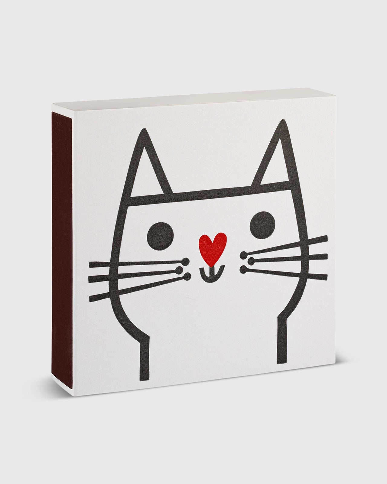 Square Match Box in Cat