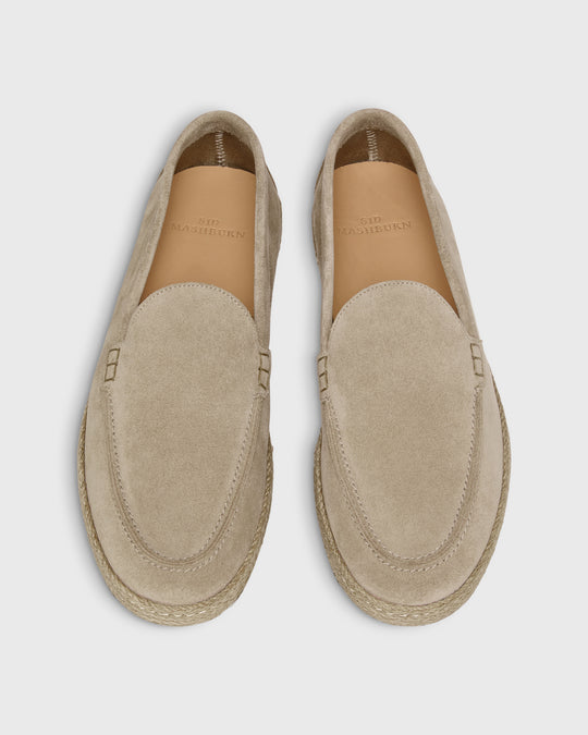 Nazare Espadrille in Sand Suede