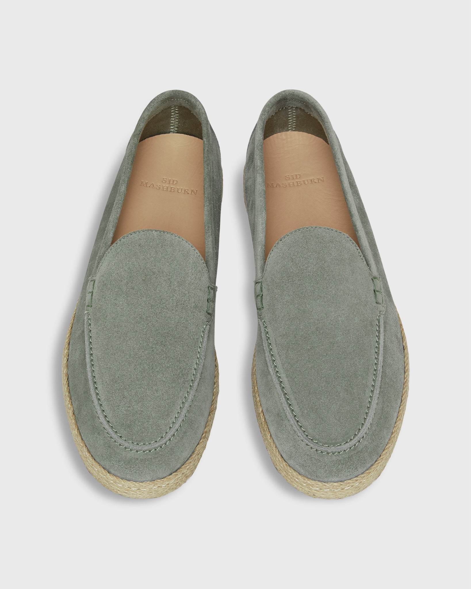 Nazare Espadrille in Fir Suede | Sid Mashburn | Shop Sid Mashburn
