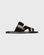 Load image into Gallery viewer, Adele Slide in Chocolate Leather
