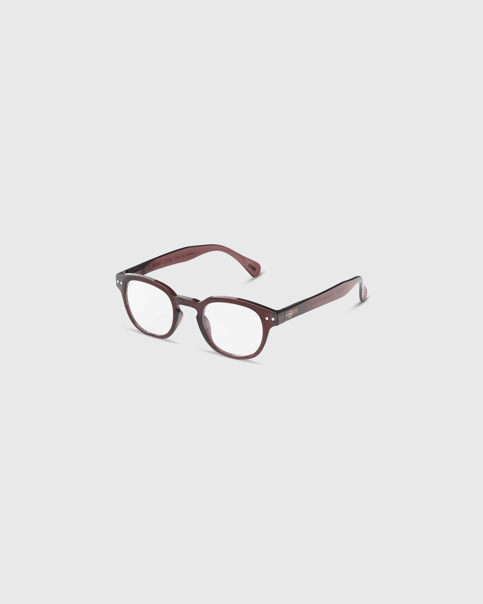 #C Reading Glasses in Old Leather