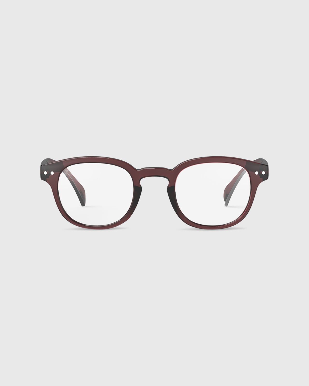 #C Reading Glasses in Old Leather