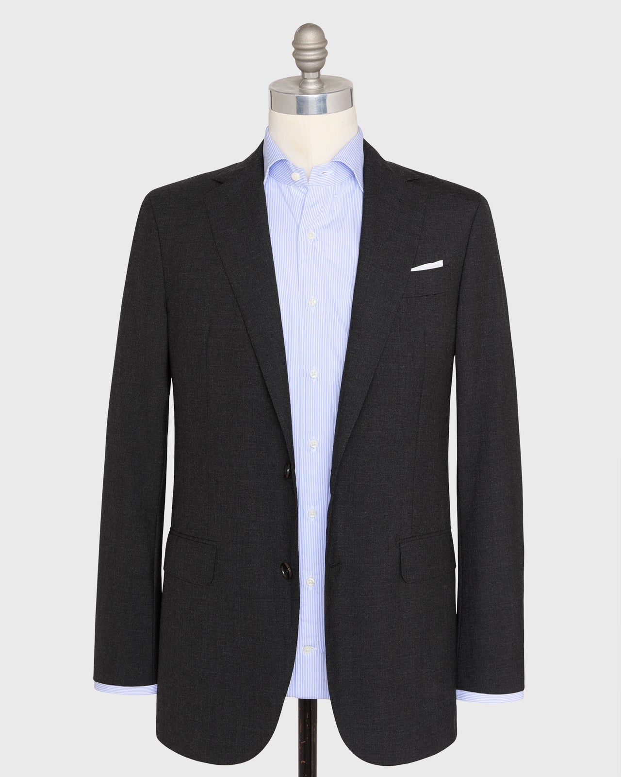 Kincaid No. 2 Suit in Charcoal Plainweave