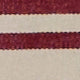 Cherry/Natural Bold Stripe Canvas