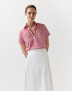 Load image into Gallery viewer, Scout Shirt in Red Mini Gingham Poplin

