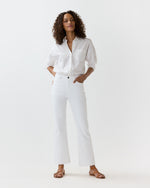 Load image into Gallery viewer, Weekender Shirt in White/Red/Blue Fil Coupé Poplin
