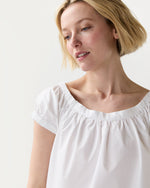 Load image into Gallery viewer, Bridget Top in White Poplin
