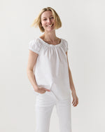 Load image into Gallery viewer, Bridget Top in White Poplin
