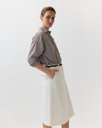 Load image into Gallery viewer, Weekender Shirt in Chocolate Graph Check Cotolino
