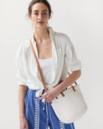 Load image into Gallery viewer, Small Kiondo Shopper Basket in White
