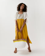 Load image into Gallery viewer, Kiondo Shopper Basket in Top Yellow Stripe
