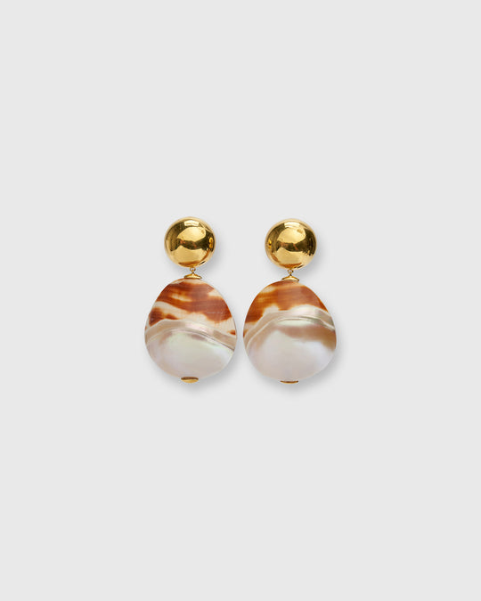 Rodan Pearl Earrings (Clip-On) in Tigre