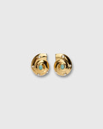 Load image into Gallery viewer, Nautilus Stud Earrings in Gold
