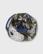 Load image into Gallery viewer, Neptune Square Scarf in Khaki Cotton Silk

