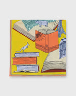 Load image into Gallery viewer, Museum Square Scarf in Yellow Silk
