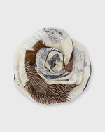 Load image into Gallery viewer, Toutou Scarf in White Cotton
