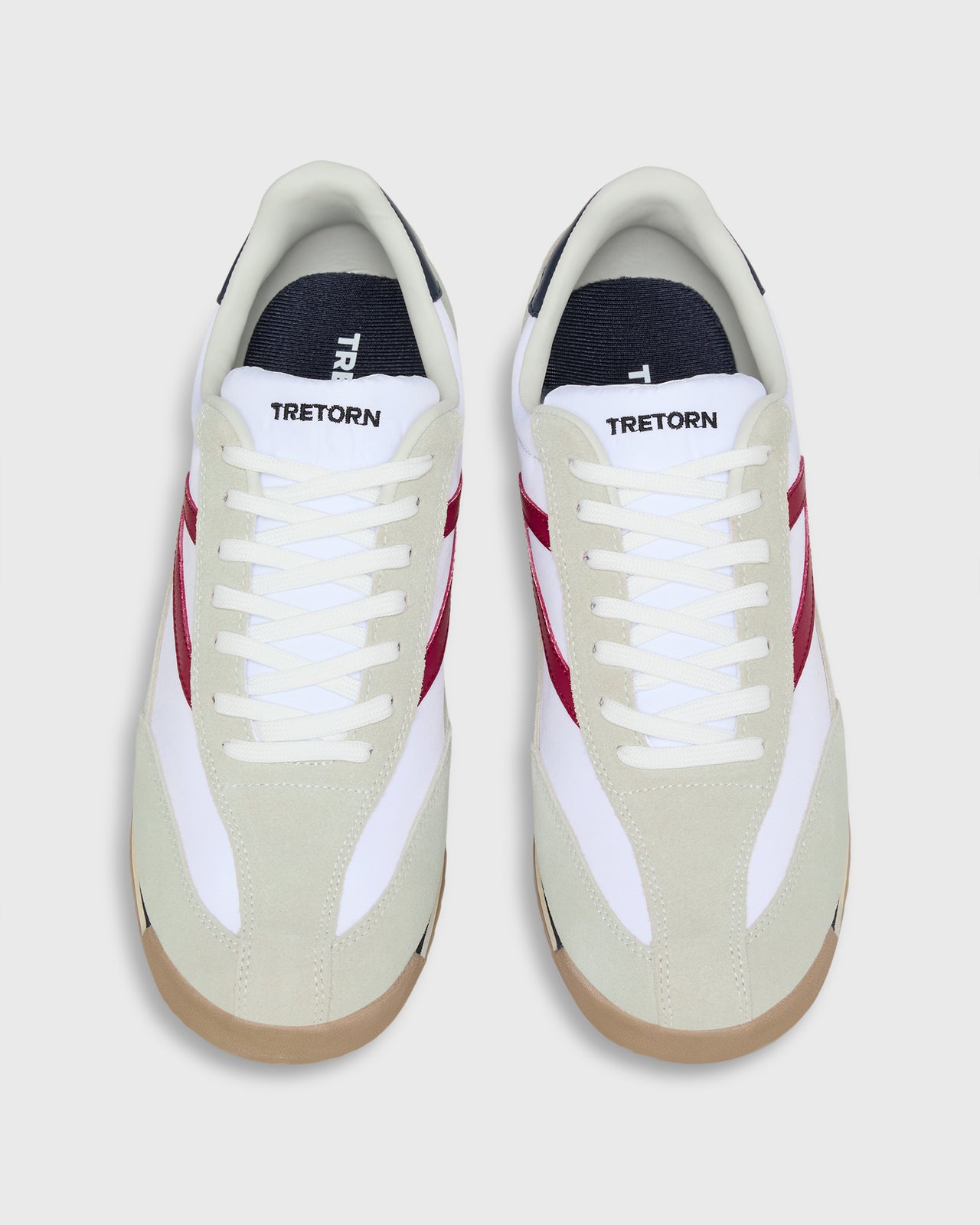 Men's Rawlins Sneaker in White/Red
