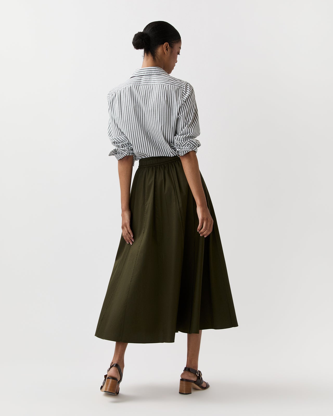 Manar Skirt in Palm Leaf