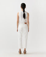 Load image into Gallery viewer, Sisli Cropped Jean in Natural White
